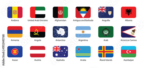 country flags collection set vector illustration Free Download country flags collection set vector illustration - GFXLoad