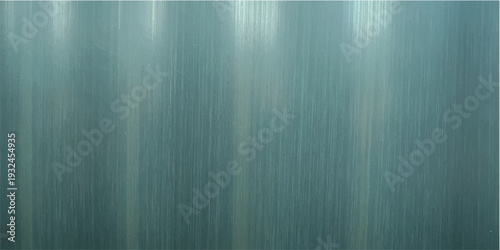 Abstract teal brushed metal texture.  Seamless, shiny, metallic background with vertical lines. Ideal for modern designs and industrial themes.