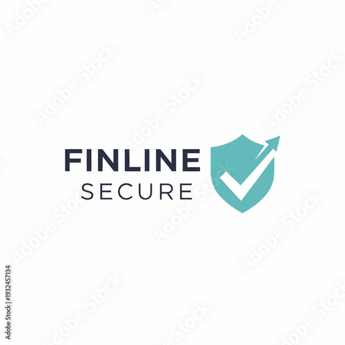 Finline Secure Logo Design Concept.
