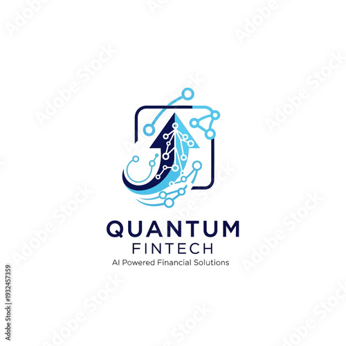 Quantum Fintech AI Financial Solutions Logo.
