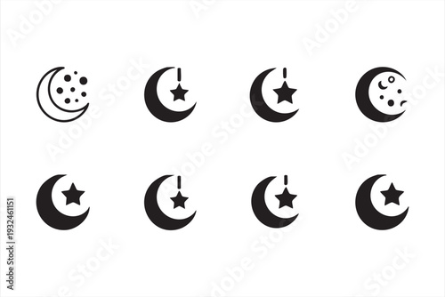 Night Sky Celestial Icons for Meditation and Sleep Apps