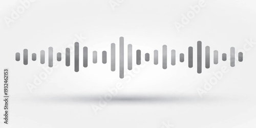 A 3d illustration of a blue sound wave background symbolizing a business finance market concept where a successful leader and team drive community growth and teamwork