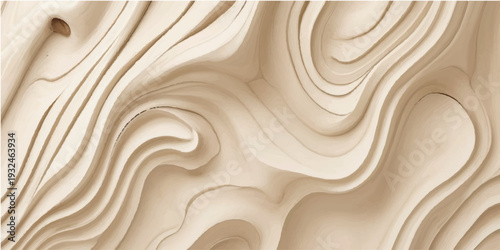 Abstract wavy wooden texture background with rich brown and gold tones inspired by liquid silk and fabric patterns