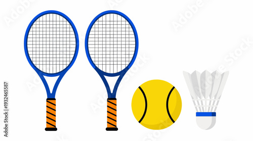 Minimalist Sports Equipment Vector Collection | Soccer, Basketball, Tennis, Badminton, Baseball, Volleyball, Boxing, Table Tennis, American Football | Clean Silhouette Style Design