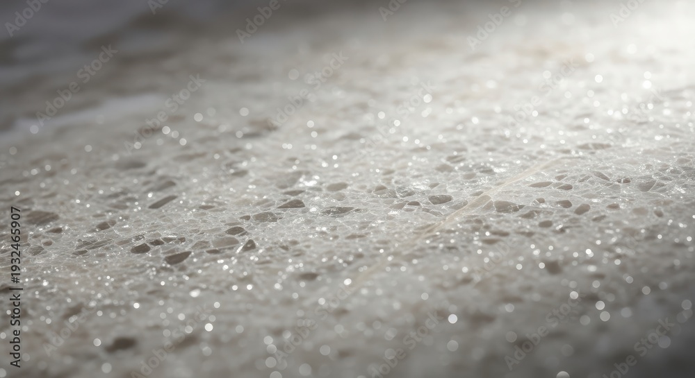 Obraz premium Gray sparkly surface with water droplets