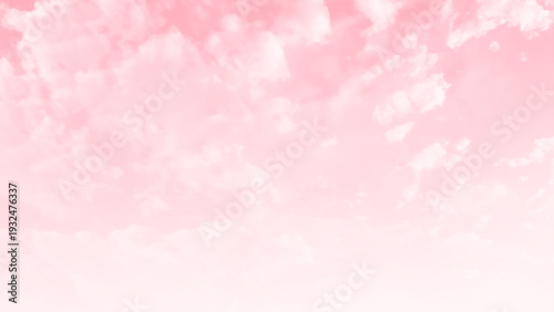 Beautiful cloud pattern on the pink sky, background