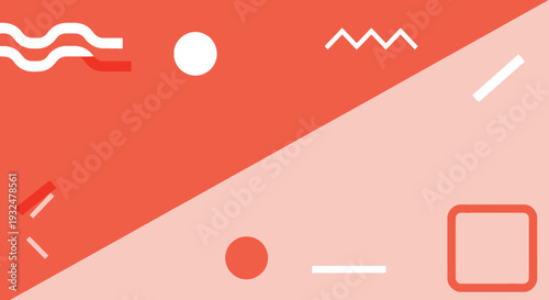 Abstract geometric shapes and colors blend into a striking silhouette