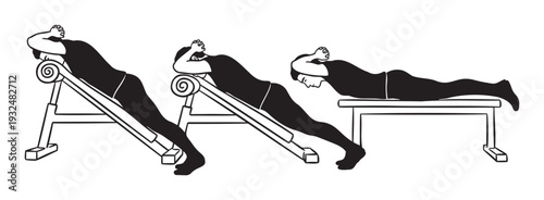 Person demonstrates a back extension exercise for strengthening the core and lower back muscles, useful for fitness guides and gym workout routines