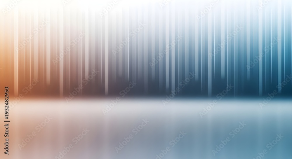 Naklejka premium Abstract Digital Background with Glowing Vertical Lines and Gradient Motion