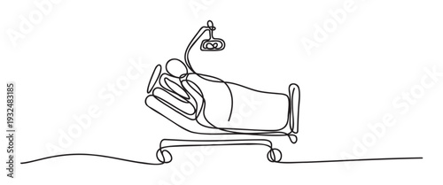 A minimalist continuous line drawing depicting a hand pushing a shopping cart with a pretzel inside, ideal for retail marketing, grocery store promotions, or consumer behavior content.