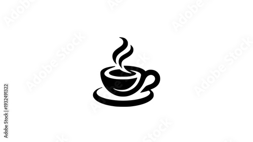 Minimal Coffee Cup Logo Template