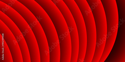 Vector An abstract composition of curved, crimson lines creates a sense of depth and movement, the interplay of light and shadow, evoking a dynamic visual rhythm.