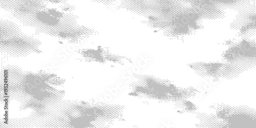 Abstract grunge background featuring a dirty gray cement wall texture with a vintage paint design on an old concrete surface