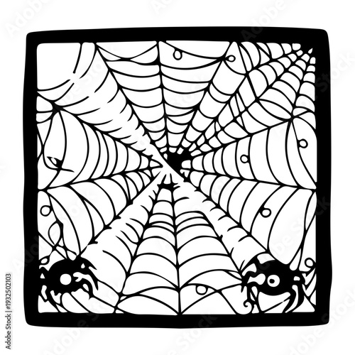 Halloween Spider Web Icon