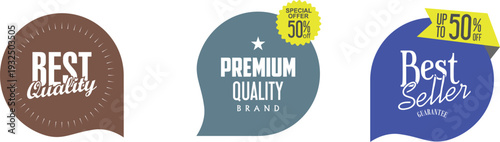 Collection of best seller and premium quality labels