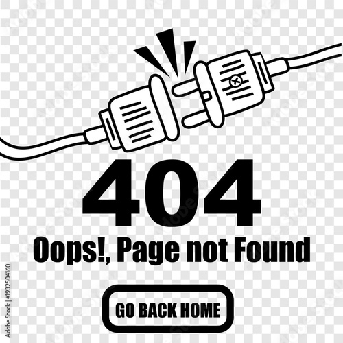 404 error, sorry the page not found