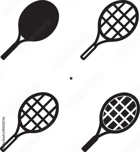 Isolated Tennis Racket Icon, Tennis Racket Icon design, Tennis Racket vector, Tennis Racket sport symbol, Professional Tennis Racket illustration, Tennis Court Racket concept
