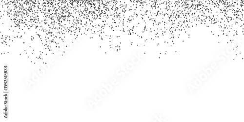 Grunge halftone gradient background. Faded grit noise texture. White and black sand wallpaper.