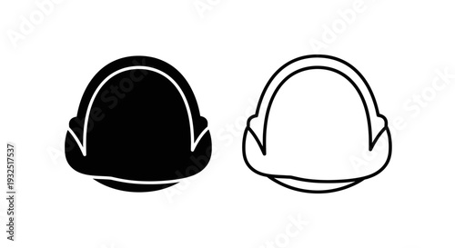 Modern helmet icon design Vector