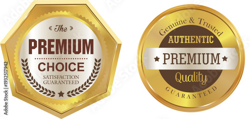 Premium choice and athletic premium badges