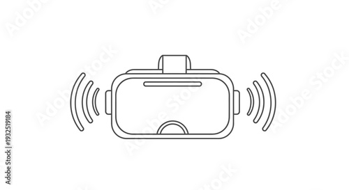 Virtual Reality Headset Device Technology.