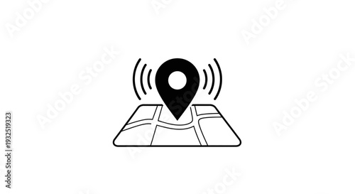Navigation Location Map Marker Icon.