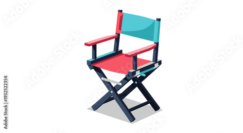 Colorful Directors Chair for Creative Professionals.