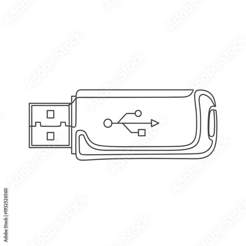 USB flash drive electronic device.