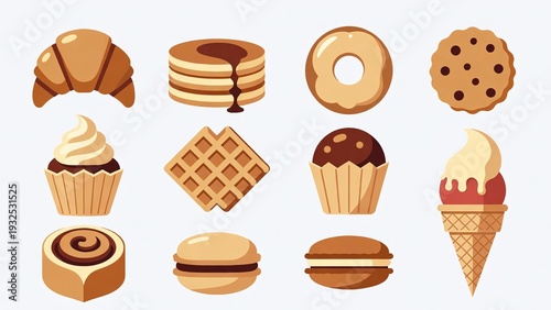 Indulge in Delicious Desserts: Pastries, Cookies, Cupcakes, and More Tasty Bakery Treats