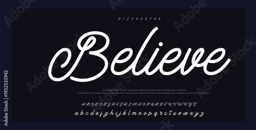 Script Brush Font Type Font lettering handwritten 