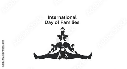 International Day of Families Silhouette Art