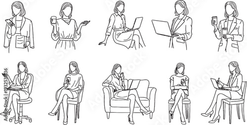 Six cute baby safari and forest animals in black and white outline for coloring, including a lion, elephant, giraffe, panda, and fox.