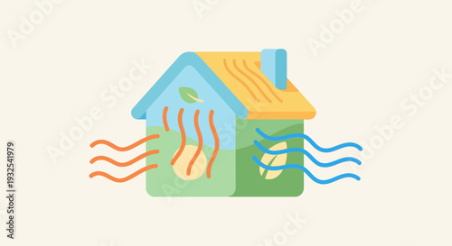 Energy Efficient Home Insulation Concept.