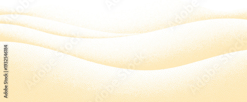 Soft yellow abstract background with gradient dots, resembling sand dunes or gentle waves.