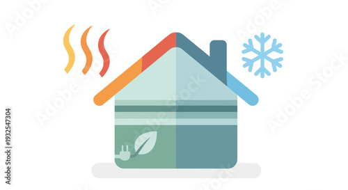 Energy Efficient Home Insulation Concept.