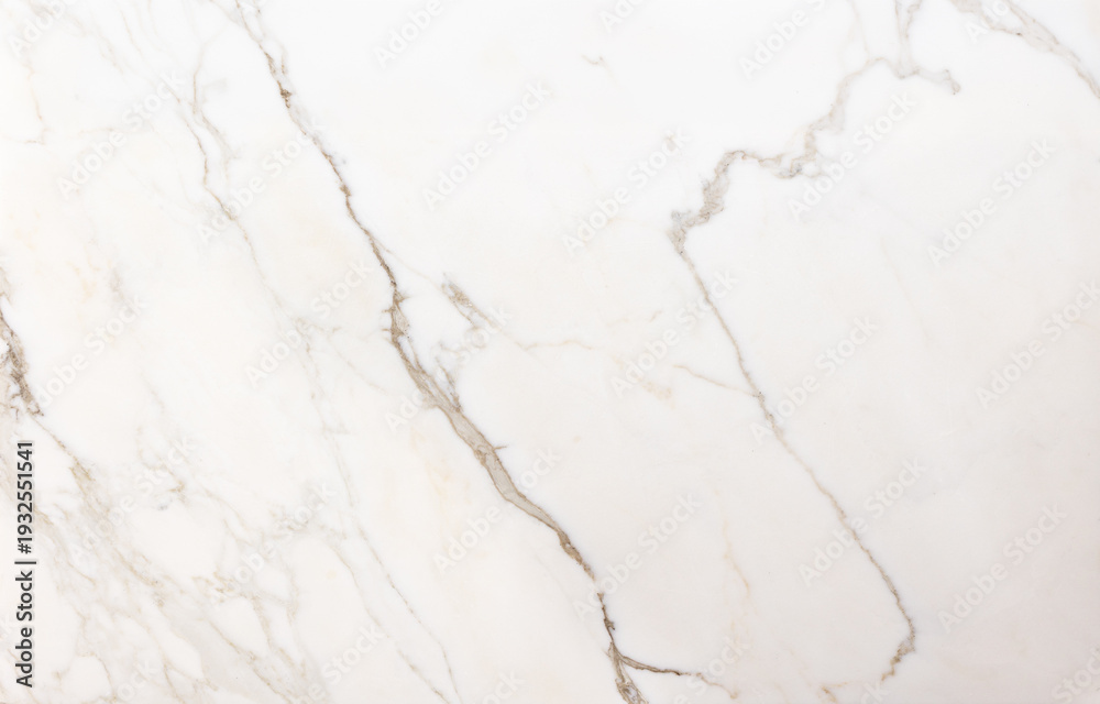 Obraz premium White marble surface with natural veining