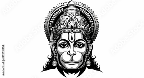 A drawing of a person wearing a turban and a crown