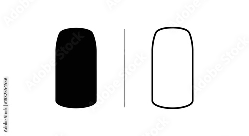 Modern cylinder and oval shape design Vector
