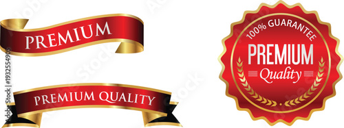 Premium quality labels and ribbons for product branding