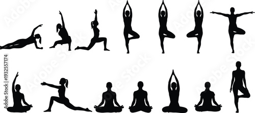 Healthy lifestyle line icon set featuring fitness activities nutrition meditation sleep and wellness symbols for health and mental wellbeing designs