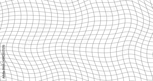 Grid mesh lattice grating with distort deform effect array of lines Surface Space