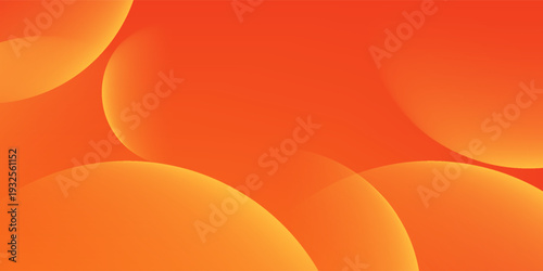 Abstract orange background with circles