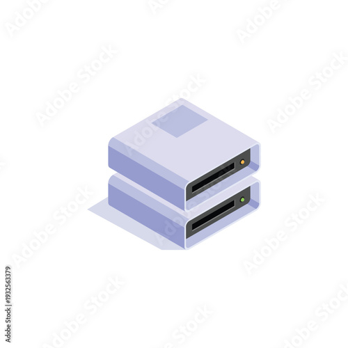 Stacked White External Hard Drives for Data Storage.