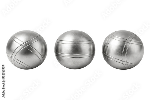 Metallic Boules for Petanque Game Play
