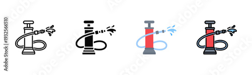 Handheld Pump Icon Pack In Multiple Styles