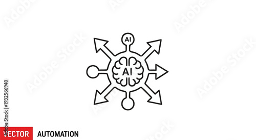 Artificial Intelligence Brain with Expanding Network Connections.