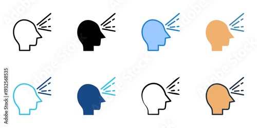 Visualization icons set multiple style collection. Editable stroke 
