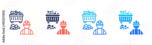 Roof Waste Disposal Icon Pack In Multiple Styles