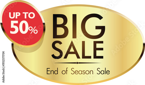 Big sale end of season discount offer