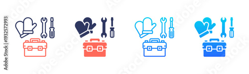 Plumber Toolbox Icon Pack In Multiple Styles
